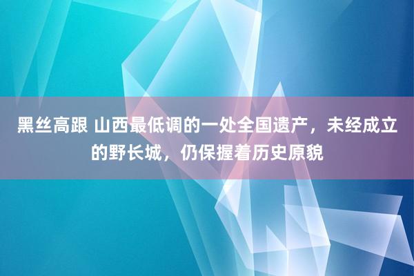 黑丝高跟 山西最低调的一处全国遗产，未经成立的野长城，仍保握着历史原貌