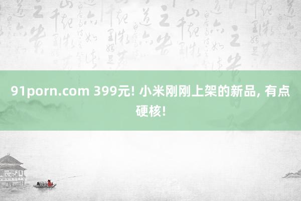91porn.com 399元! 小米刚刚上架的新品， 有点硬核!