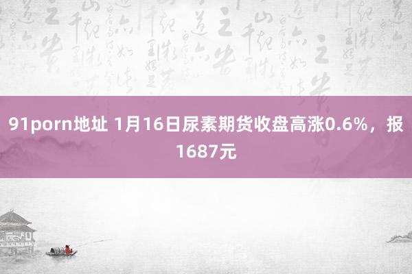 91porn地址 1月16日尿素期货收盘高涨0.6%，报1687元