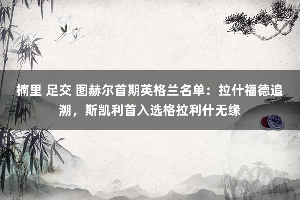 楠里 足交 图赫尔首期英格兰名单：拉什福德追溯，斯凯利首入选格拉利什无缘