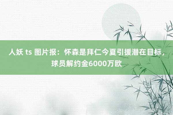 人妖 ts 图片报：怀森是拜仁今夏引援潜在目标，球员解约金6000万欧