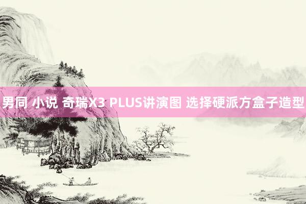 男同 小说 奇瑞X3 PLUS讲演图 选择硬派方盒子造型